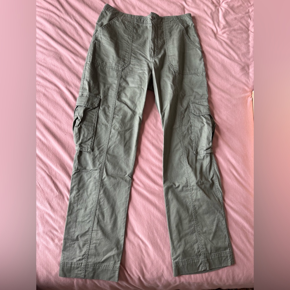 A&F Olive Cargo Pants